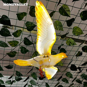 Momovalley Usine De Noël Led Éclairage Décoratif ABS 12V 75cm Multi Sound Bird Device Oiseau Volant Colombes Sculptures de Paix - Product Image 1