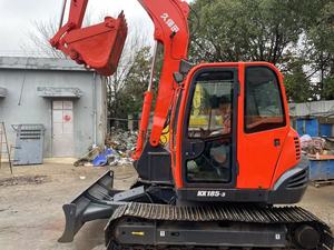 Vente chaude 8Ton Kubota KX185 Pelles d'occasion Japon Original Mini Modèle 5Ton Fonctionnement Comprend Pompe Moteur Roulement Vente! - Product Image 6