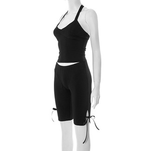 Nuovi Arrivi Estate 2026: Completo Casual da Donna Senza Maniche, Set Due Pezzi con Pantaloni Midi - Product Image 5