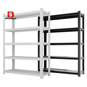 Modern Design <strong>No</strong>-<strong>Screw</strong> Kitchen <strong>Shelving</strong> in Black or White Stacking Racks &amp; Shelves - Product Image 1