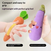 Anneau de préhension en peluche gonflable en forme de carotte pour nouveau-né, jouet apaisant pour le sommeil | Jouets TYL