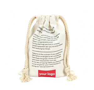 High Quality Customized <b>Gift</b> <b>Bags</b> Muslin Cotton Drawstring for <b>Christmas</b> Wedding Candy Packaging Logo for Grocery - Product Image 2