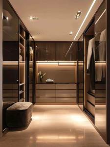 ตู้เสื้อผ้า2025สำหรับเดินในตู้เสื้อผ้าไม้ตามสั่งตู้เสื้อผ้าไม้แบบเปิดสไตล์โมเดิร์นสำหรับห้องนอนเฟอร์นิเจอร์ห้องรับแขก - Product Image 4