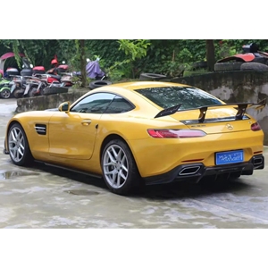 Vendita calda in fibra di carbonio Upgrade kit corpo per <span class=keywords><strong>Mercedes</strong></span> Benz AMG <span class=keywords><strong>GT</strong></span> 2 porte GTR nuovissimo labbro anteriore lato lato labbro posteriore Spoiler ecc - Product Image 6