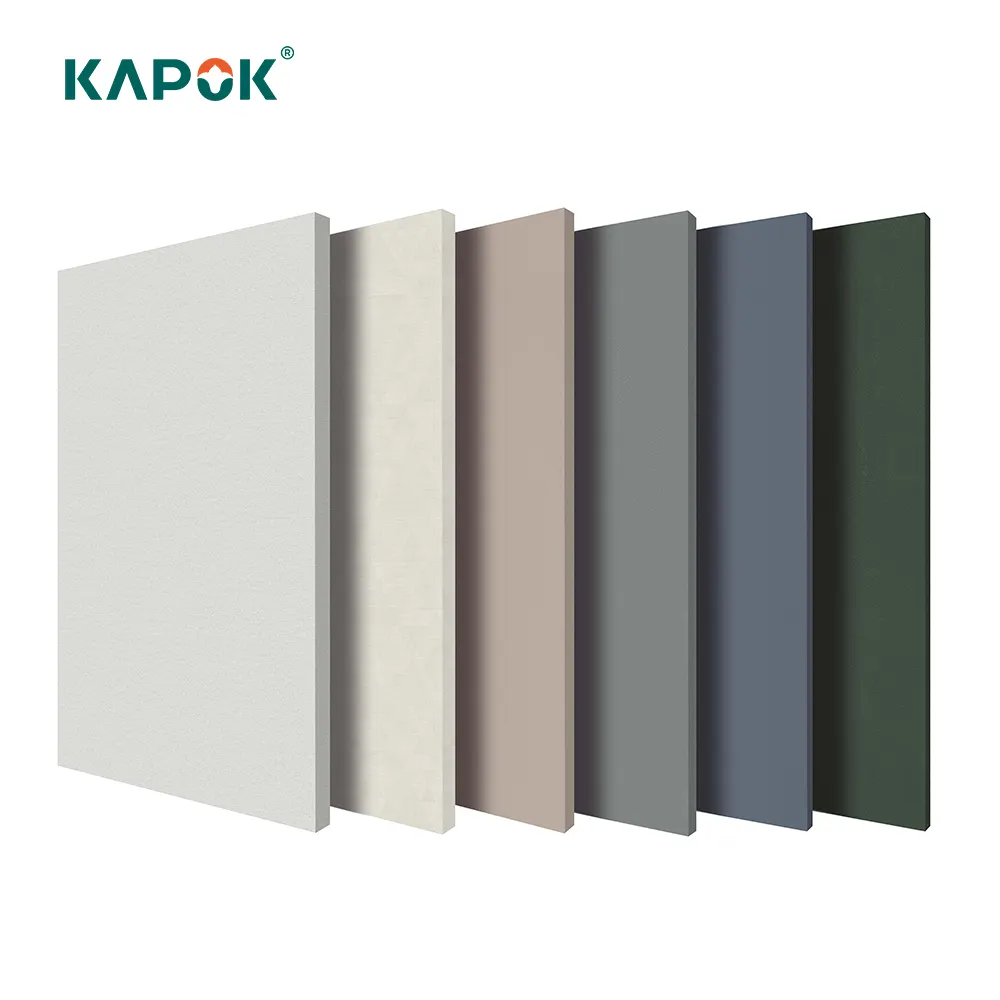Kapok plywoods 18mm Veneer plywood board high end kitchen cabinets Panel melamine sheet