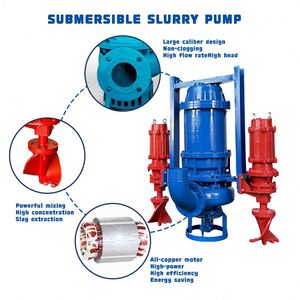 Pompe à boue submersible électrique à longue durée de vie pour l'aspiration de sable, gravier et boue, idéale pour l'industrie minière et les ressources minérales - Product Image 3