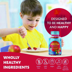 ไบโอตินวิตามิน <span class=keywords><strong>A</strong></span> <span class=keywords><strong>C</strong></span> D E B สังกะสีสำหรับเด็กโภชนาการเด็กปราศจากน้ำตาลกัมมี่เคี้ยวได้ - Product Image 4