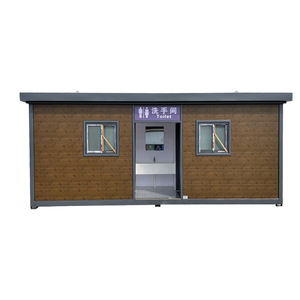 Toilettes portables en panneaux sandwich, modernes, écologiques, pour attractions touristiques, toilettes publiques extérieures - Product Image 3
