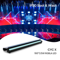 Barre lumineuse LED linéaire CYc 160 LED 3,5W RGBLA 18400Lm, projecteur de scène haute puissance Ra90+, éclairage de fond pour studio TV IP30 DMX512