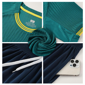 เสื้อฟุตบอลออนไลน์ที่ดีที่สุด ชุดฝึกซ้อมฟุตบอลเม็กซิโก เสื้อฟุตบอลเปล่าราคาถูกสำหรับทีม ชุดฟุตบอลพร้อมถุงเท้า - Product Image 2