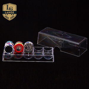 Boîte de rangement de jetons 100, présentoir acrylique professionnel de Casino, plateau de jetons de Poker - Product Image 2