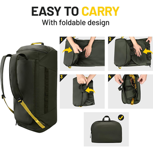 Mochila Impermeable de Gran Capacidad Personalizada, Bolsa de Lona con Correas de Mochila, para Gimnasio, Deportes, Viajes - Product Image 5