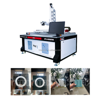 100W 120W miroir de salle de bain de refroidissement par eau 600*900mm taille de travail miroir Laser sablage Machine