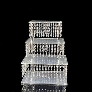 Expositor Acrílico Multiusos <span class=keywords><strong>Promise</strong></span> para Postres y Pasteles para Recepciones de Bodas, Fiestas de Cumpleaños y Decoración de Mesas de Restaurante - Product Image 2