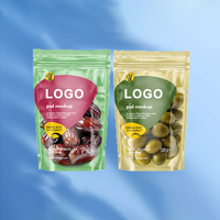 3.5g 14g 28g fruits secs sac en plastique anti-odeur debout Doypack sac fermeture éclair mylar sac