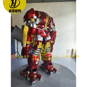 ชุดคอสเพลย์หุ่นยนต์งานคาร์นิวัลชุดการแสดงสีแดงแบบสมจริงชุดสวมเดิน - Product Image 4
