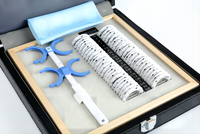 Set instrumen optometri profesional kualitas tinggi LP-48 lensa prisma optik oftalmik dengan instrumen optik Flipper
