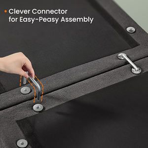 Canapé modulaire en forme de I <span class=keywords><strong>SONGMICS</strong></span> <span class=keywords><strong>HOME</strong></span>, 2 places, moderne, pour salon, appartement, hôtel - Product Image 5