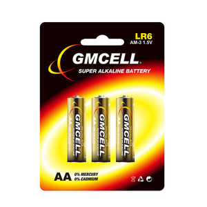 แบตเตอรี่แห้ง GMCELL 1.5V ขนาด AA รุ่น LR6 Am-3 แบตเตอรี่อัลคาไลน์ สำหรับของเล่นและรีโมทคอนโทรล - Product Image 5