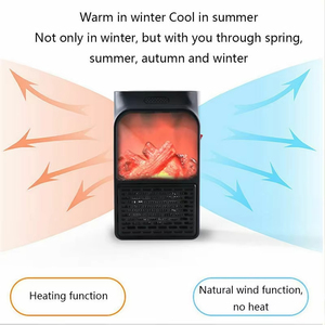 Fan Heater Electric Home Heaters Mini 220V Room Air Wall Heater Ceramic Heating Warmer Fan for Home Office Camping Use - Product Image 3