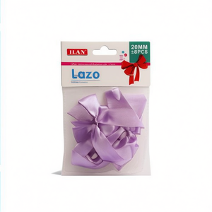 ILAN Nastro Lazo 20mm Viola 8 Pezzi Decorazioni Artigianali - Product Image 3