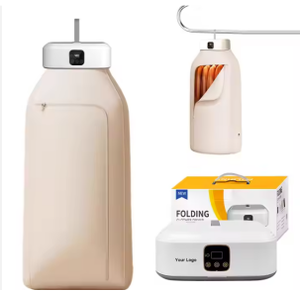 ミニスチームアイアンポータブル衣類乾燥機スマート電気折りたたみ式空気乾燥機衣類速乾性int - Product Image 2