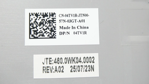 4TV1R Conjunto de tapa trasera LCD para portátil de 16,0 pulgadas para Dell Pro 16 PC16250 - Plateado - 4TV1R - Product Image 2