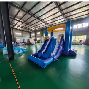 Casa <span class=keywords><strong>de</strong></span> rebote inflable para niños con tobogán y bola Pit Combo El Castillo <span class=keywords><strong>de</strong></span> salto más popular Playland - Product Image 4