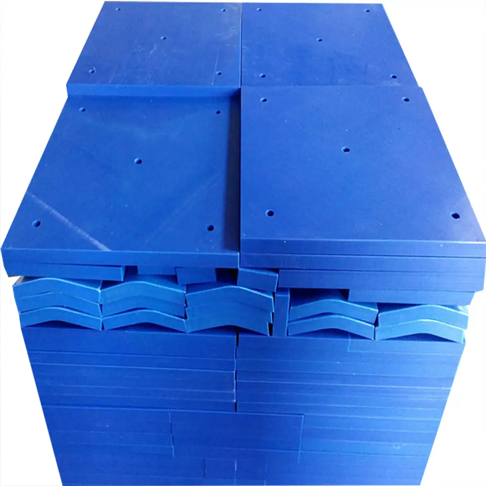 Yüksek korozyon direnci HDPE HDPE PE plastik levhalar özel kesim ve deniz çamurluk yüz pedi paneli için kalıplanmış