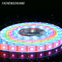 12V WS2815 SIP Eingebaute SMD 5050 RGBIC Adressierbare Programmierbare LED-Streifen Traumfarben Fließende 3D Dynamische Landschafts- und Baumbeleuchtung