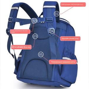 Nuovo Zaino Scolastico per Bambini, Studenti delle Elementari (1-4), Ragazzi e Ragazze, Protezione Dorsale, Leggero, in Nylon Oxford Curvo, Stile Anime - Product Image 4