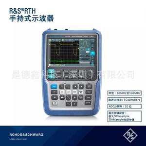 ออสซิลโลสโคปแบบพกพา Rohde & Schwarz Rth1002 อัตราการสุ่มตัวอย่าง 5G 2 ช่องสัญญาณ ผลิตในเยอรมนี - Product Image 1