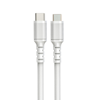 Câble de données de charge rapide 60W 1M Type-C vers Micro USB en silicone liquide avec bouclier de tresse pour téléphone
