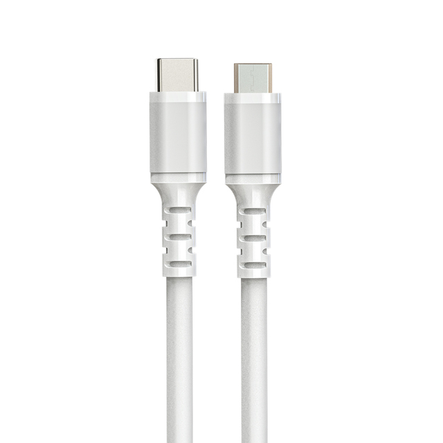 60W 1M Type-C to Micro USB Fast Charging Data Cable Liquid Silicone with Braid Shield for Phone