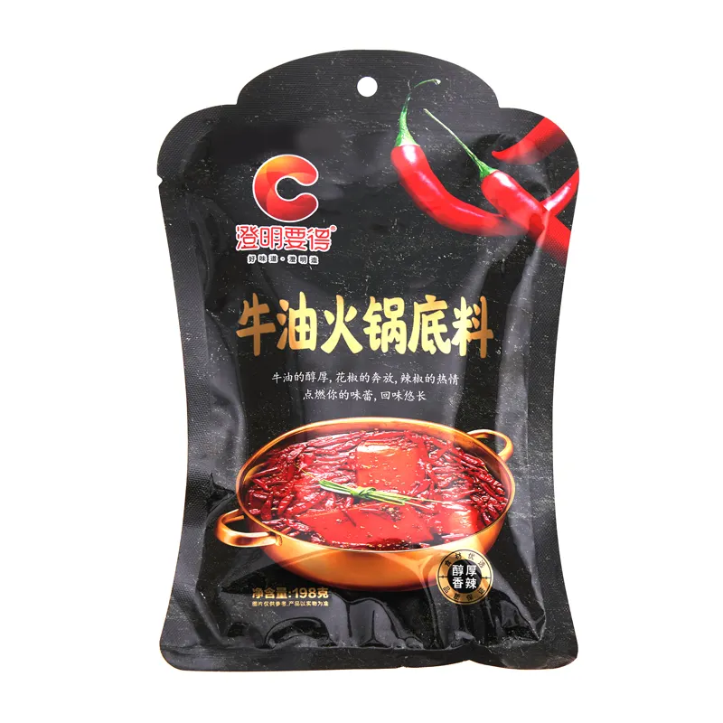 鍋調理用の卸売売れ筋おいしい中国バター鍋ベースグラム/バッグ