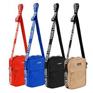 Sac bandoulière personnalisé avec logo, petit sac de sport à longue sangle, sac messager personnalisé pour homme et femme - Product Image 3