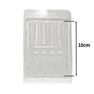 Estuche para Cigarrillos a Prueba de Olores con 5 Compartimentos, Bandeja Transparente de Plástico con Cierre a Presión, Compatible con 4 1/4 X 2 1/2 X 3/4 - Product Image 2