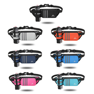 Sac de taille réfléchissant personnalisé pour le sport, la course nocturne, les marathons, les poches pour téléphone portable et bouteille, sacs de jogging, ceinture de course - Product Image 5