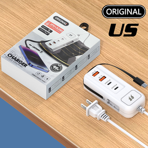 <span class=keywords><strong>Chargeur</strong></span> Hub <span class=keywords><strong>USB</strong></span>-<span class=keywords><strong>C</strong></span> 4 Ports Super Rapide 5.1A, Adaptateur de Voyage Multi-Prises US/EU pour Samsung, <span class=keywords><strong>Apple</strong></span>, Android (Vente en Gros) - Product Image 6