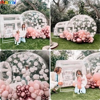 Enfants fête mariage publicité gonflables géant cristal clair dôme Transparent PVC gonflable bulle tente amusant maison ballons