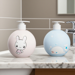 250ml trẻ em rửa và Tắm Gel hàng ngày bao bì dầu gội nhựa PET Press Set chai rỗng - Product Image 2