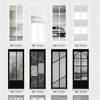 Porte coulissante sans rail en aluminium et verre, design compact, étanche et facile à nettoyer pour salle de bain, salon et petits espaces