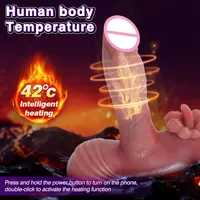 Vibromasseur réaliste 6-en-1 avec télécommande pour stimulation vaginale, anale, du point G et clitoridienne – Jouet sexuel pour femmes
