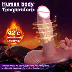 Vibrador Realista con Control Remoto 6 en 1, Estimulador de Vagina, Ano, Punto G y Clítoris, Juguetes Sexuales para Mujeres - Product Image 3