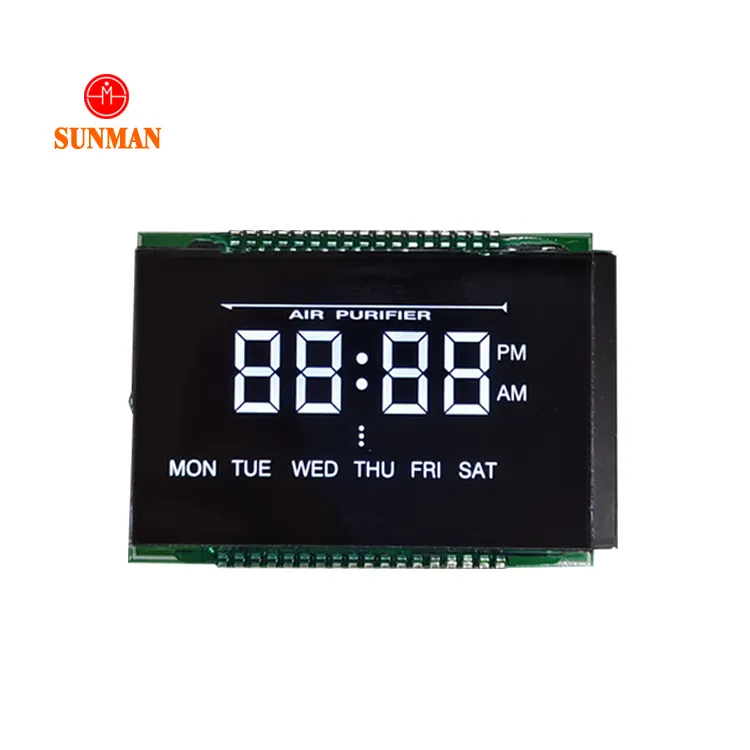 Personalizado TN/ VA segmento pantalla LCD para reloj