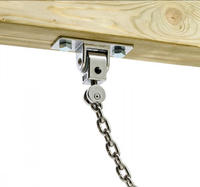 Matériel de fixation pour balançoires en acier inoxydable pour bancs et sièges de balançoire - Accessoires de terrain de jeu durables