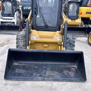 Cargadora de dirección deslizante Caterpillar 246D usada con hidráulica de alto flujo XPS, certificación CE, motor y rodamientos para maquinaria de construcción - Product Image 4