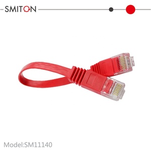 Câble <span class=keywords><strong>Ethernet</strong></span> plat Cat5e Cat6 UTP, <span class=keywords><strong>cordon</strong></span> de raccordement 4 paires, cuivre sans oxygène torsadé, câble de raccordement RJ45, OEM CAT 6, câble de liaison réseau - Product Image 6