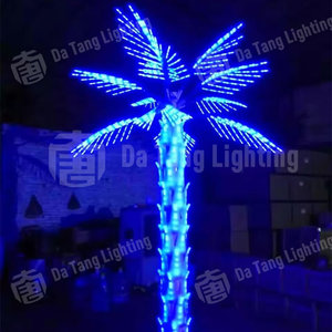Luces LED blancas cálidas en forma de cocotero para decoración navideña de hoteles, playas y jardines, impermeables IP65 - Product Image 6