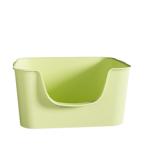 Fully Open Anti Splash Semi Enclosed <strong>Cat</strong> <strong>Litter</strong> Box with Large Capacity <strong>Cat</strong> Supplies PP Plastic <strong>Litter</strong> Box - Product Image 5